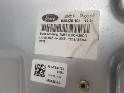 Автозапчасти б/у регулятор стекла переднего левого за ford kuga 2.0 tdci ссылки oem iam 7m51r203a29dd  1738645