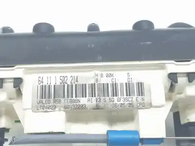 Автозапчастина б/у клімат-контроль для mini mini (r50,r53) 1.6 16v cat 116 cv / 85 kw посилання на oem iam 64111502214  1502214