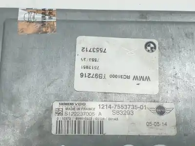 Автозапчастина б/у ебу контролер двигуна для mini mini (r50,r53) 1.6 16v cat 116 cv / 85 kw посилання на oem iam 12147553735  7557395