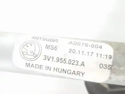 Автозапчасти б/у мотор переднего стеклоочистителя за skoda superb 2.0 tdi ссылки oem iam 3v1955023a  3v1955023a