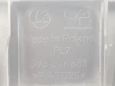 Second-hand car spare part bumper bracket for skoda superb 2.0 tdi oem iam references 3v5807863  3v5807863