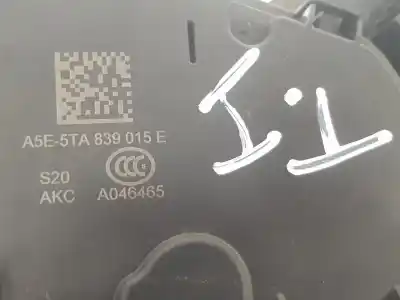 Автозапчастина б/у замок дверей заднього лівого для skoda superb 2.0 tdi посилання на oem iam 5ta839015e  5ta839015e