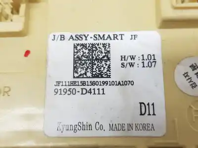 Second-hand car spare part fuse box unit for kia optima (jf) 1.7 crdi oem iam references 91950d4111  91950d4111