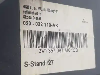 Автозапчастина б/у бардачок для skoda superb 2.0 tdi посилання на oem iam 3v1857097ak  3v1857097ak