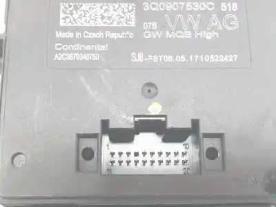 Second-hand car spare part electronic module for skoda superb 2.0 tdi oem iam references 3q0907530c  3q0907530c