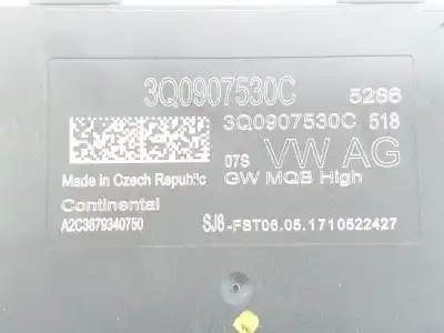 Second-hand car spare part electronic module for skoda superb 2.0 tdi oem iam references 3q0907530c  3q0907530c