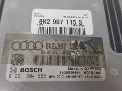 Автозапчасти б/у блок управления двигателем за audi a4 b8 avant (8k5) 2.0 tfsi ссылки oem iam 8k2907115s  8k2907115s