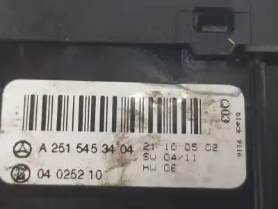 Second-hand car spare part headlights switch for clase c clase r 3.0 cdi oem iam references a2515453404  a2515453404