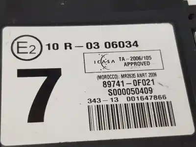 Second-hand car spare part electronic module for toyota verso 1.6 d-4d cat oem iam references 897410f021  897410f021