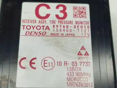 Second-hand car spare part electronic module for toyota verso 1.6 d-4d cat oem iam references 897600f010  897600f010