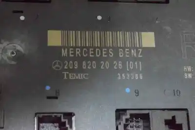 Автозапчасти б/у закрытый распределительный щит за mercedes-benz clk (c209) clk 200 kompressor (209.342) ссылки oem iam a2098202026  
