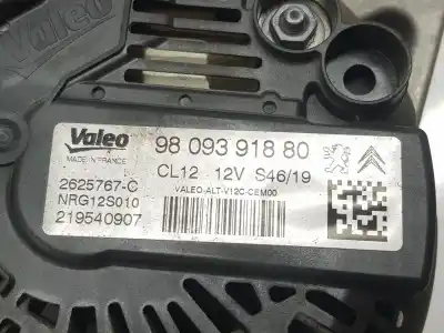 Автозапчастина б/у генератор для citroen c5 aircross (a_) 1.2 puretech 130 (arhnsj) посилання на oem iam 9809391880  9809391880
