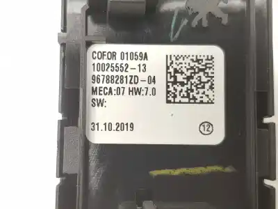 Second-hand car spare part left front power window switch for citroen c5 aircross (a_) 1.2 puretech 130 (arhnsj) oem iam references 96788281zd  96788281zd