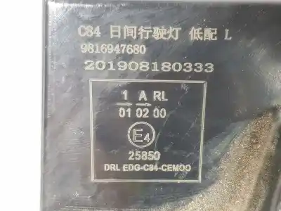 Second-hand car spare part left headlight for citroen c5 aircross (a_) 1.2 puretech 130 (arhnsj) oem iam references 9816947680  9834804580