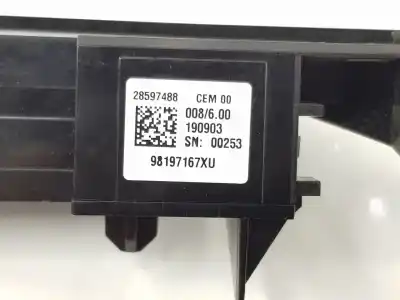 Second-hand car spare part multifunction switch for citroen c5 aircross (a_) 1.2 puretech 130 (arhnsj) oem iam references 98197167xu  98197167xu