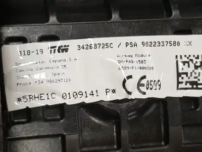 İkinci el araba yedek parçası hava yastigi kiti için citroen c5 aircross (a_) 1.2 puretech 130 (arhnsj) oem iam referansları   
