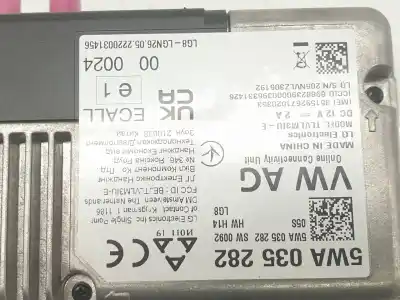 Second-hand car spare part electronic module for seat ibiza 1.0 tsi oem iam references 5wa035282  5wa035282