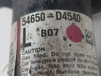Second-hand car spare part front left shock absorber for kia optima (jf) 1.7 crdi oem iam references 54650d4540  54650d4540