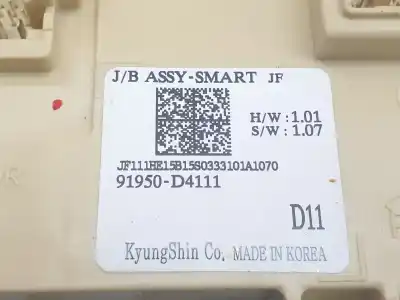 Second-hand car spare part fuse box unit for kia optima (jf) 1.7 crdi oem iam references 91950d4111  91950d4111