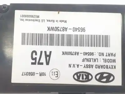 Second-hand car spare part multifunction switch for kia optima (jf) 1.7 crdi oem iam references 96540a8750wk  96540a8750