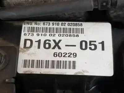 Gebrauchtes Autoersatzteil kompletter motor zum ssangyong xlv 1.6 turbodiesel oem-iam-referenzen d16x  67391002