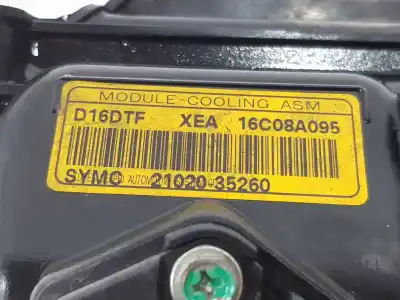 Автозапчастина б/у електро вентилятор для ssangyong xlv 1.6 turbodiesel посилання на oem iam 2132035400  2132035400