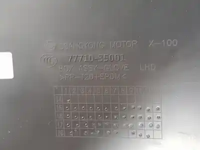 Автозапчастина б/у бардачок для ssangyong xlv 1.6 turbodiesel посилання на oem iam 7771035001  7771035001
