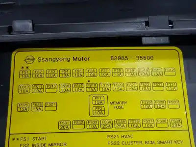 Автозапчастина б/у комплект подушки безпеки для ssangyong xlv 1.6 turbodiesel посилання на oem iam   
