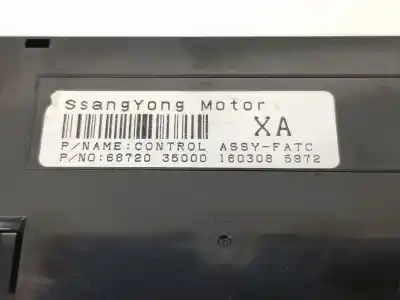Автозапчастина б/у клімат-контроль для ssangyong xlv 1.6 turbodiesel посилання на oem iam 6872035000  6872035000