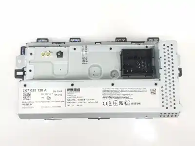 Second-hand car spare part multifunction display for volkswagen caddy 1.5 tsi oem iam references 2k7035130a  2k7035130a