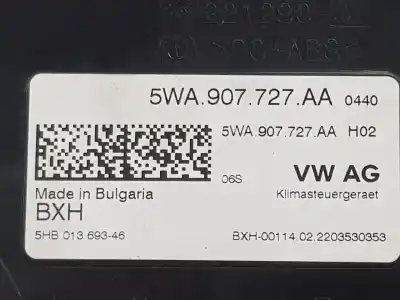 Second-hand car spare part electronic module for volkswagen caddy 1.5 tsi oem iam references 5wa907727aa  5wa907727ab