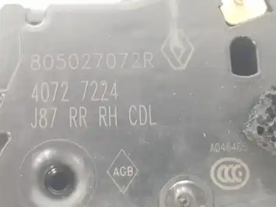 Автозапчастина б/у замок заднього правого дверя для renault captur i (j5_, h5_) 0.9 tce 90 посилання на oem iam 805027072r  805027072r