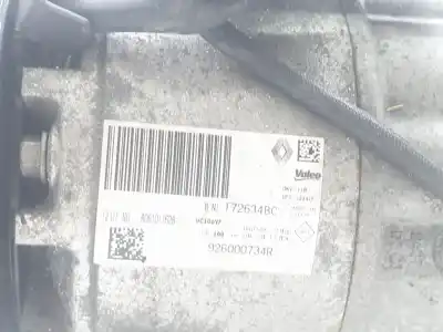 Автозапчасти б/у компрессор кондиционера воздуха за renault captur i (j5_, h5_) 0.9 tce 90 ссылки oem iam 926000734r  926007953r