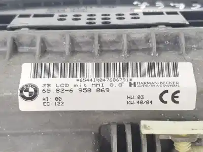 Second-hand car spare part multifunction display for bmw 7 (e65, e66, e67) 730 d oem iam references 65826950069  6950069