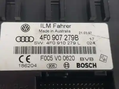 Автозапчастина б/у електронний модуль для audi a6 c6 (4f2) 2.0 tdi посилання на oem iam 4f0907279b  4f0907279b