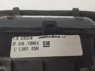 Автозапчасти б/у внешняя ручка ворот за opel mokka 1.4 16v turbo (bivalent. gasolina / lpg) ссылки oem iam 42453510  42453510