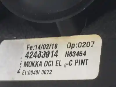 Автозапчасти б/у задний вид справа за opel mokka 1.4 16v turbo (bivalent. gasolina / lpg) ссылки oem iam 42463914  42644150