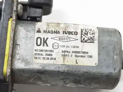 Second-hand car spare part left front window motor for iveco daily furgón 2.3 diesel oem iam references 5801901053  5801901053