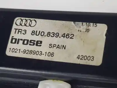 Автозапчастина б/у регулятор скла заднього правого для audi q3 (8ub, 8ug) 2.0 tdi посилання на oem iam 8u0839462  8u0839462 Автозапчастина б/у регулятор скла заднього правого для audi q3 (8ub, 8ug) 2.0 tdi посилання на oem iam 8u0839462  8u0839462