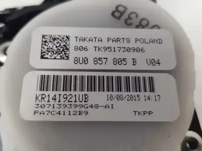 Автозапчастина б/у задній лівий ремін безпеки для audi q3 (8ub, 8ug) 2.0 tdi посилання на oem iam 8u0857805b  8u0857805b Автозапчастина б/у задній лівий ремін безпеки для audi q3 (8ub, 8ug) 2.0 tdi посилання на oem iam 8u0857805b  8u0857805b