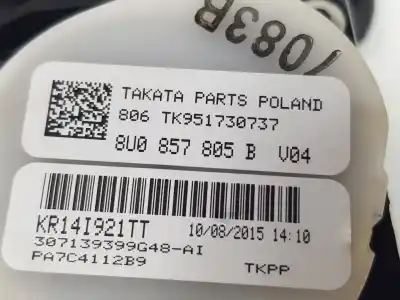 Автозапчастина б/у задній правий ремін безпеки для audi q3 (8ub, 8ug) 2.0 tdi посилання на oem iam 8u0857805b  8u0857805b Автозапчастина б/у задній правий ремін безпеки для audi q3 (8ub, 8ug) 2.0 tdi посилання на oem iam 8u0857805b  8u0857805b