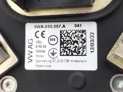 Peça sobressalente para automóvel em segunda mão antena por cupra leon 2.0 tsi referências oem iam 5wa035507a  5wa035507a