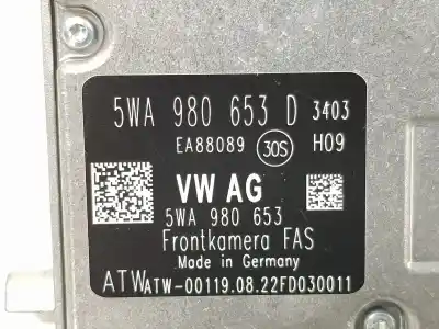Pezzo di ricambio per auto di seconda mano telecamera per cupra leon 2.0 tsi riferimenti oem iam 5wa980653d  5wa980653d