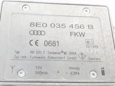 Second-hand car spare part electronic module for audi s4 avant 4.2 v8 40v oem iam references 8e0035456b  8e0035456d