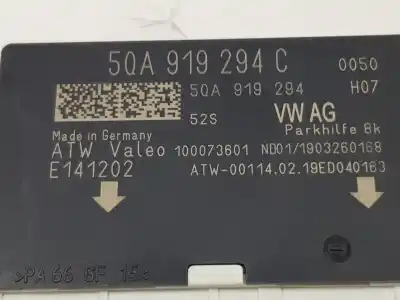 Second-hand car spare part electronic module for seat ibiza 1.0 tsi oem iam references 5qa919294c  5qa919294c