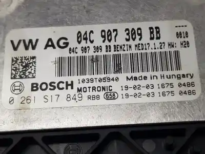 Second-hand car spare part ecu engine control for seat ibiza 1.0 tsi oem iam references 04c907309bb  04c906025m