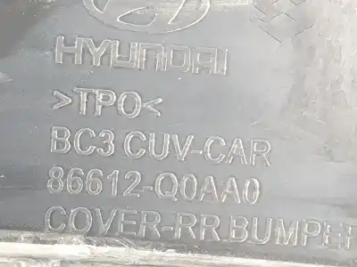 Second-hand car spare part rear bumper for hyundai bayon (bc3) 1.2 mpi oem iam references 86612q0aa0  86612q0aa0
