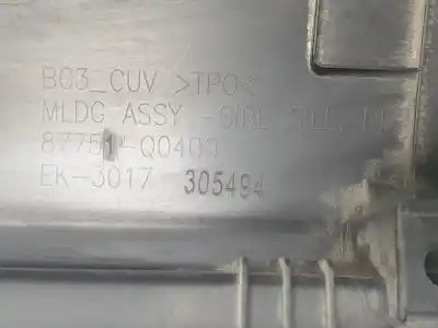 Автозапчасти б/у боковая юбка за hyundai bayon (bc3) 1.2 mpi ссылки oem iam 87751q0400  87751q0400