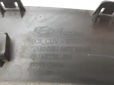 Автозапчасти б/у правое заднее крыло за hyundai bayon (bc3) 1.2 mpi ссылки oem iam 87742q0400  87742q0400