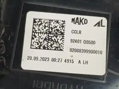 Автозапчасти б/у левый задний фонарь за hyundai bayon (bc3) 1.2 mpi ссылки oem iam 92401q0500  92401q0500